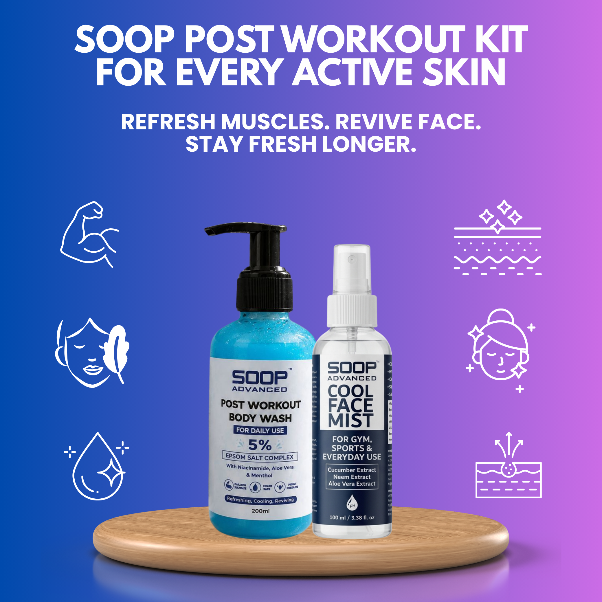 SOOP Advanced Post-Gym Essentials Duo | Unisex