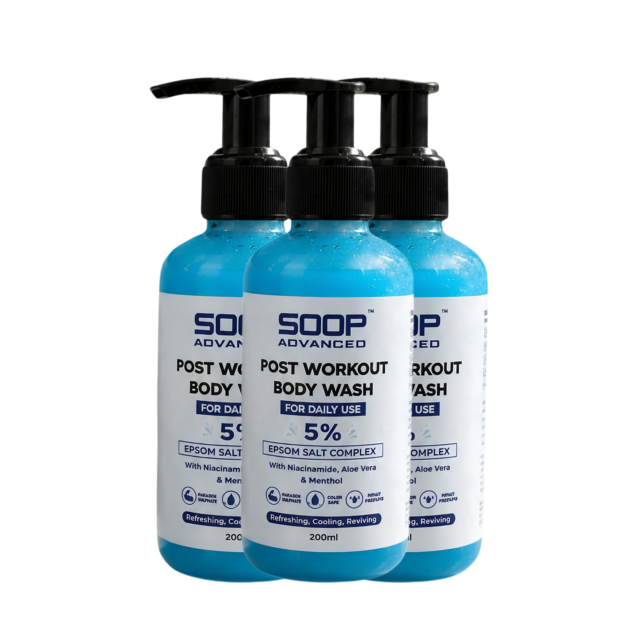 Post Workout Epsom Body Wash 200ml