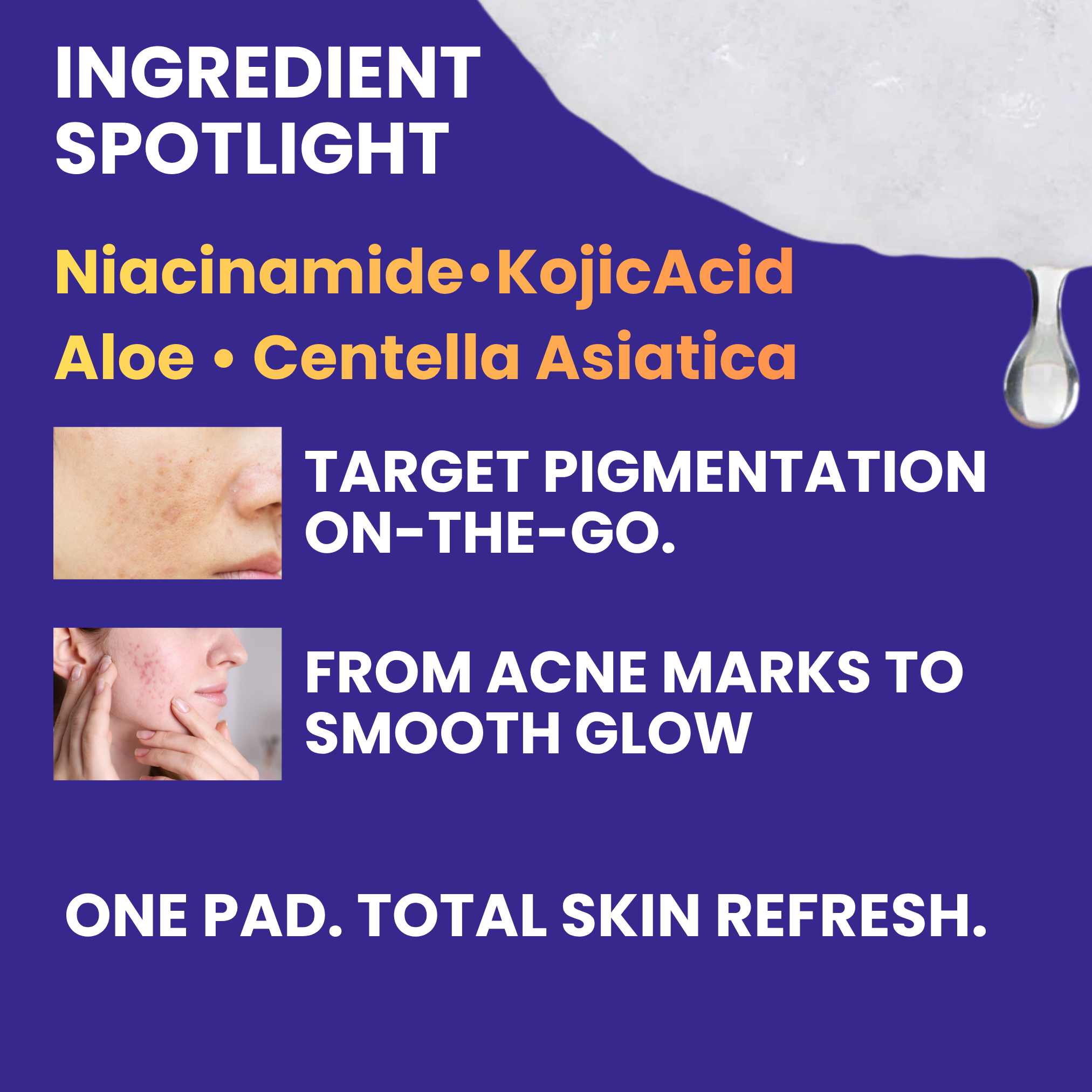 Niacinamide & Kojic Acid Cleansing Pads (50 Pads)