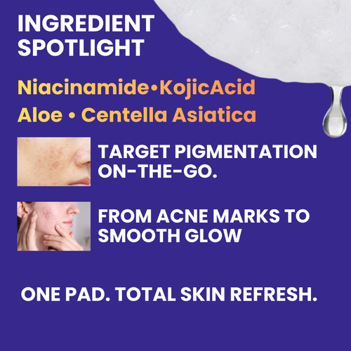Niacinamide & Kojic Acid Cleansing Pads (50 Pads)