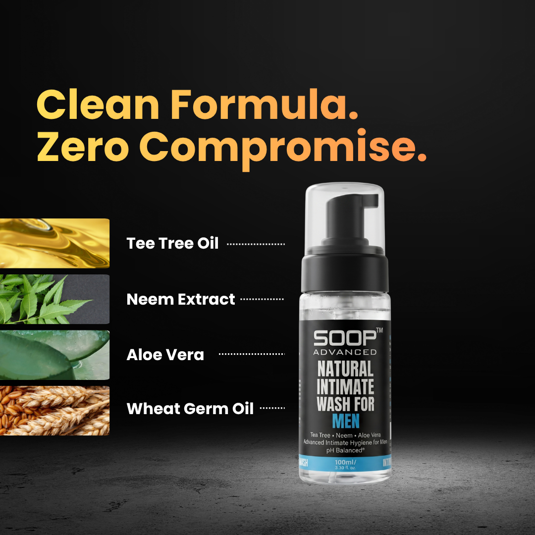 SOOP Advanced Natural Intimate Wash for Men 100ml